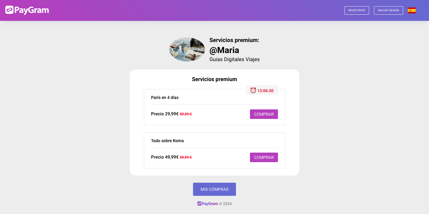 ¿Cómo crear tu tienda PayGram?