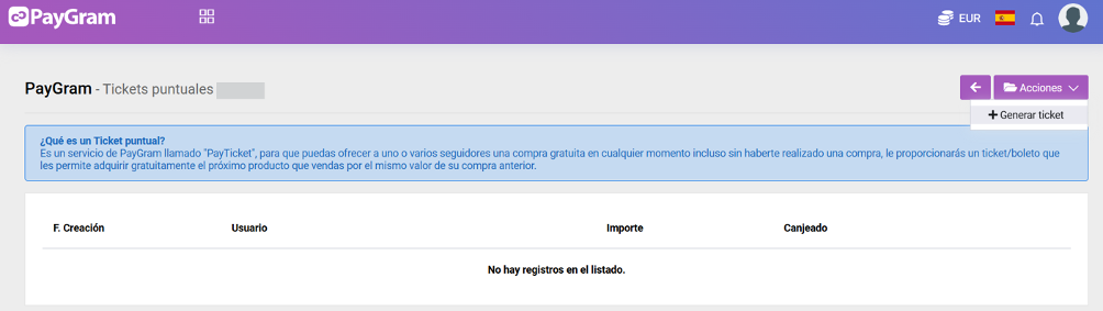 ¿Cómo usar PayTicket?